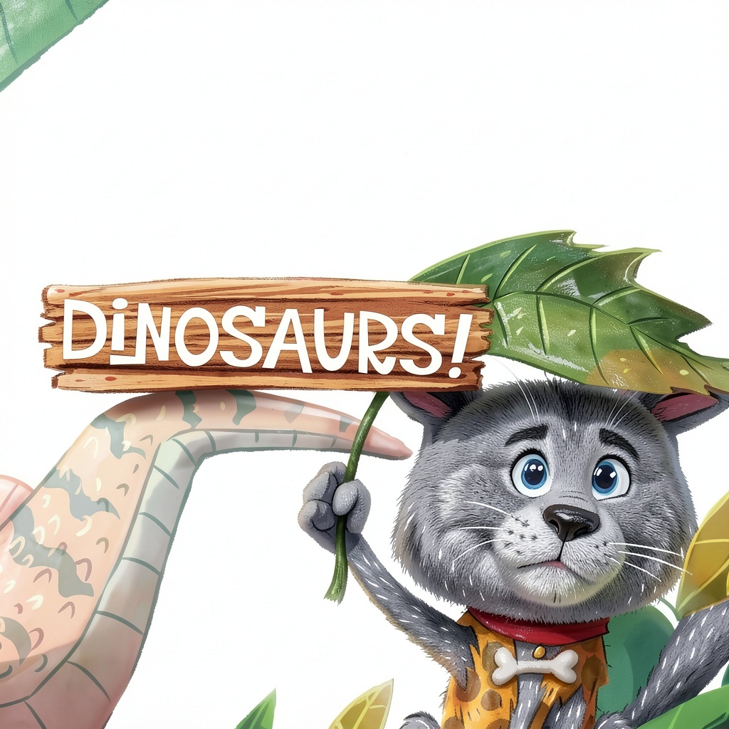 Unboxing Cats Don't Like! Children's Prehistoric History Book by Splash Books on a wooden table