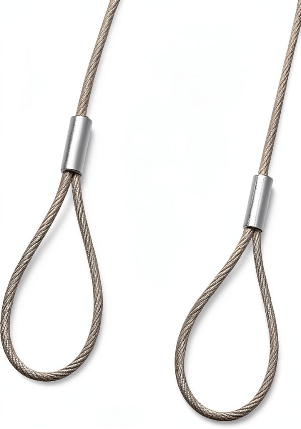 Safety Cable Lock 48’’ Long, Luggage Lock Safety Cable Lightweight Braided Stainless Steel by Ovener-2