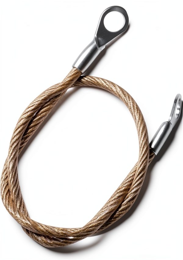 1/8" (3mm) Vinyl Coated Steel Cable 10pcs Lanyard Chain Floyutin-0