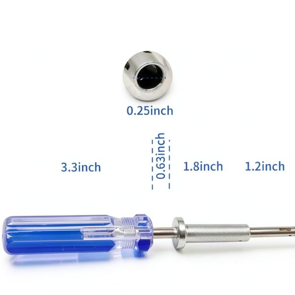 tesha 7" LTT-7 GTT-7 CATV Cable Locking Terminator TV Tool-7 Inch-Blue-3