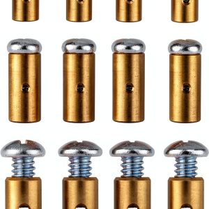 Cable Lock Replacement 12pcs 03336 Set by Hugexpen - Zinc Cable Stops-0