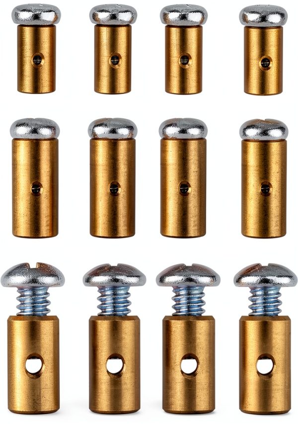 Cable Lock Replacement 12pcs 03336 Set by Hugexpen - Zinc Cable Stops-0