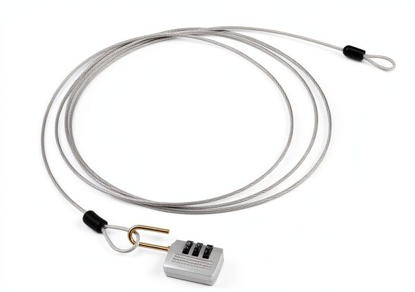 Cable Lock Double Loops 6.6ft 2 Pack Silver by S SYDIEN-7