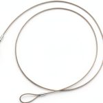 Safety Cable Lock 48’’ Long, Luggage Lock Safety Cable Lightweight Braided Stainless Steel by Ovener-0