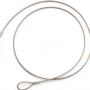 Safety Cable Lock 48’’ Long, Luggage Lock Safety Cable Lightweight Braided Stainless Steel by Ovener-0