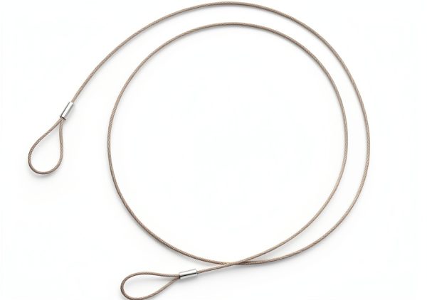 Safety Cable Lock 48’’ Long, Luggage Lock Safety Cable Lightweight Braided Stainless Steel by Ovener-0