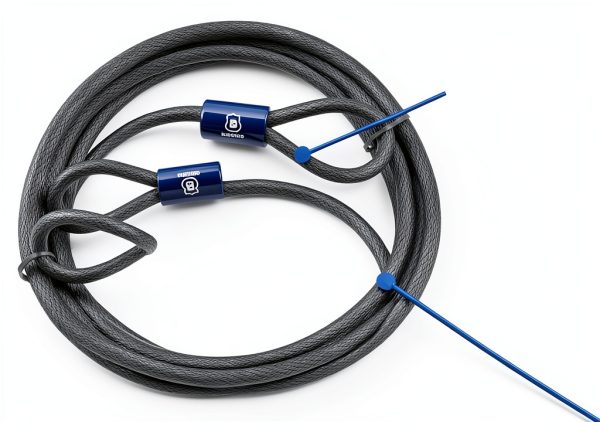 BRINKS 15 ft 3/8" Flexible Steel Cable with Heavy Duty Vinyl Wrap-1