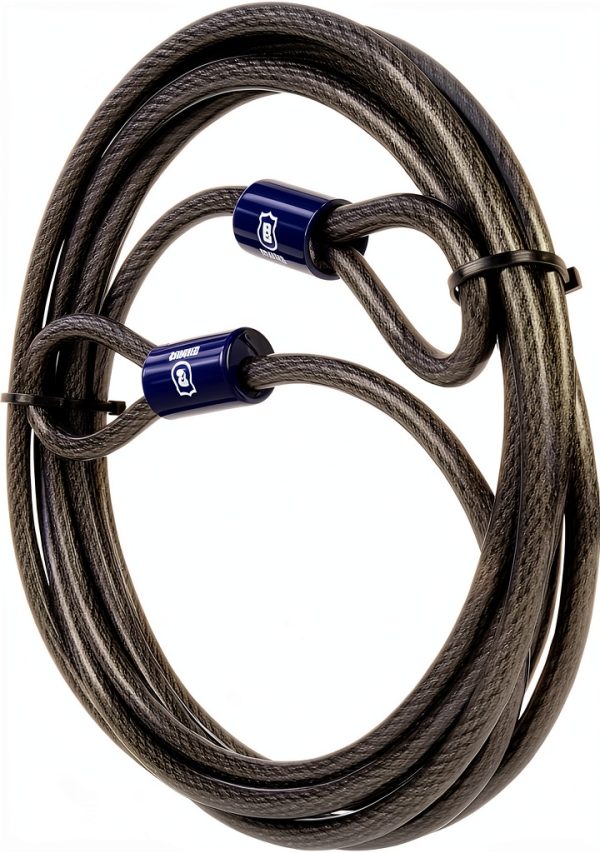 BRINKS 15 ft 3/8" Flexible Steel Cable with Heavy Duty Vinyl Wrap-3