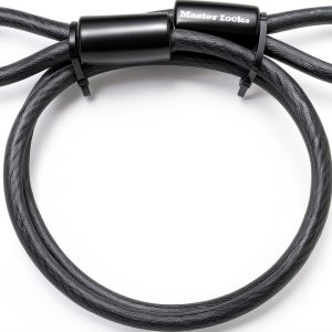 Master Lock Cable, Steel Cable with Looped Ends, 4 ft. Long, 85DPF-0