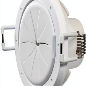 Speedy’Z Spring-Lock Cable Pass Port 2" White Construct Pro Paintable-0