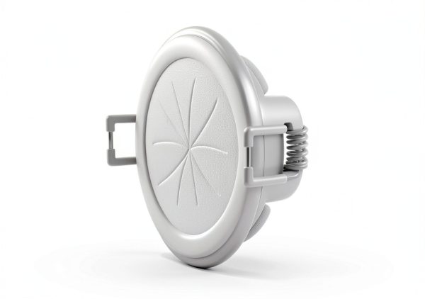 Speedy’Z Spring-Lock Cable Pass Port 2" White Construct Pro Paintable-4