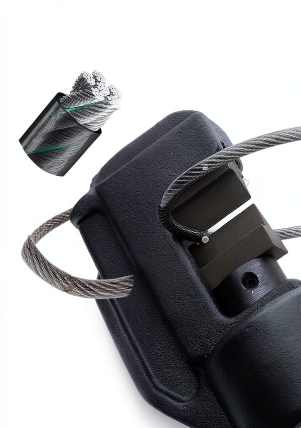 4-Digit Combination Cable Lock I-EASYDWW Gun-grey, 3 Cables (9, 24,-3