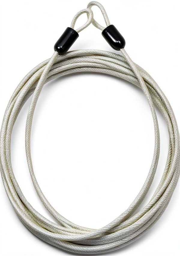 Lumintrail 3mm Braided Steel Security Cable Luggage Lock 7FT Double-0