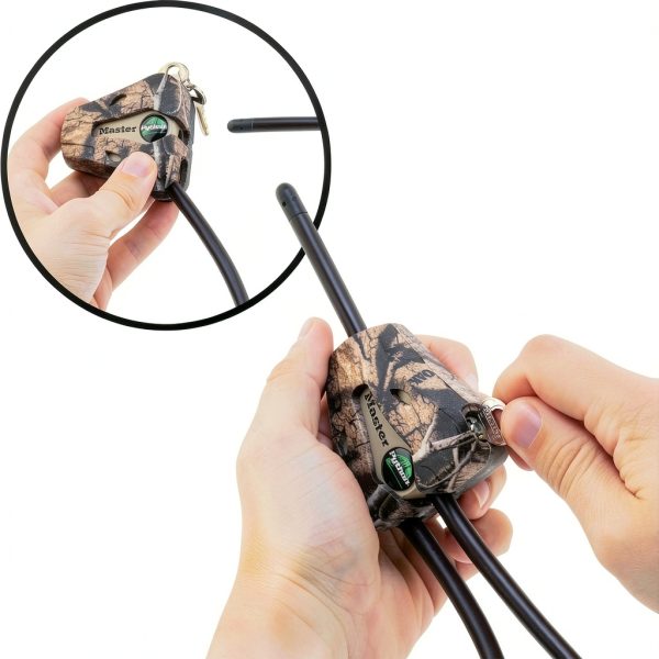 Master Lock Cable Lock Python 6 ft Country DNA Camouflage Pack of 2-6